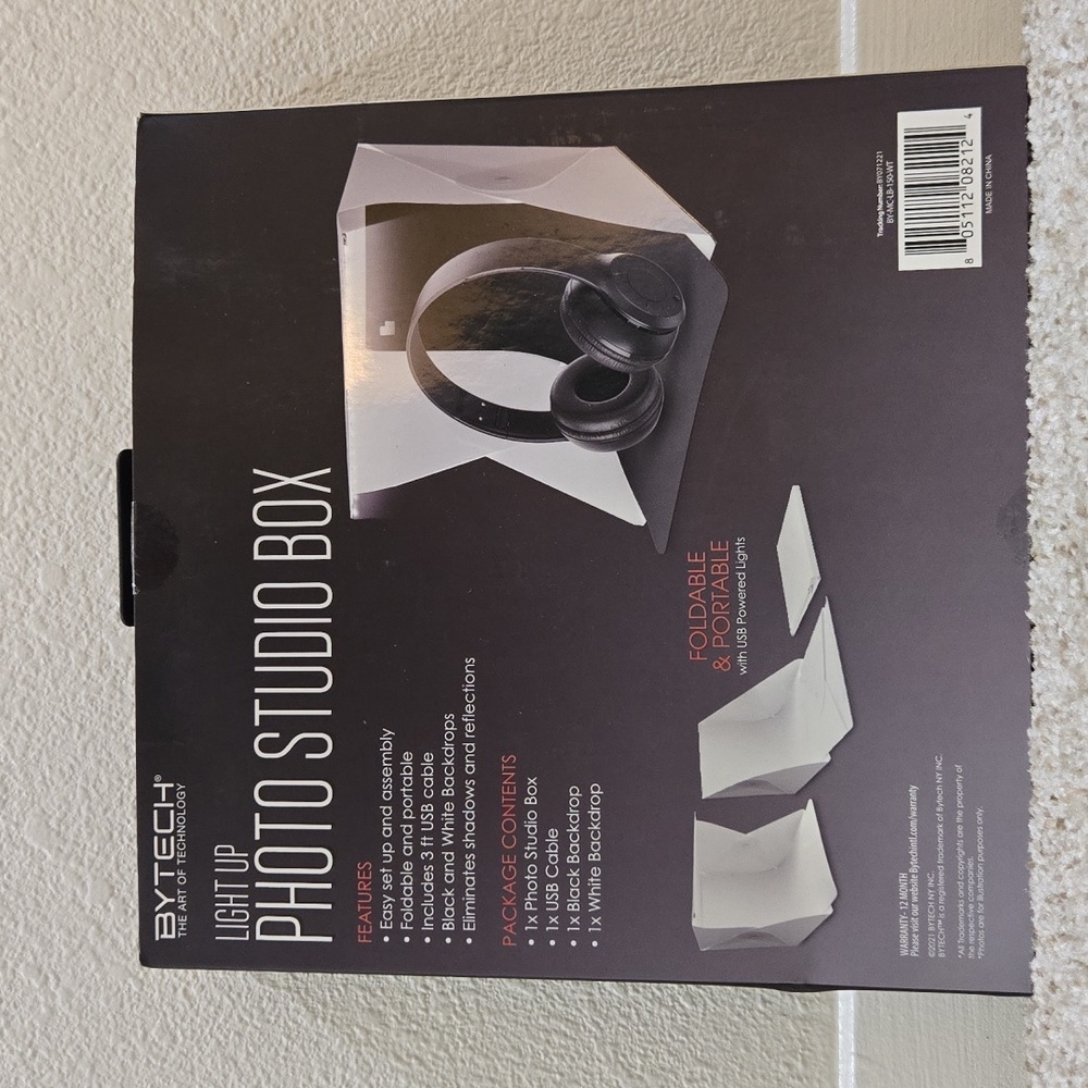 BYTECH Light Up Photo Studio Box - Picture 2 of 2